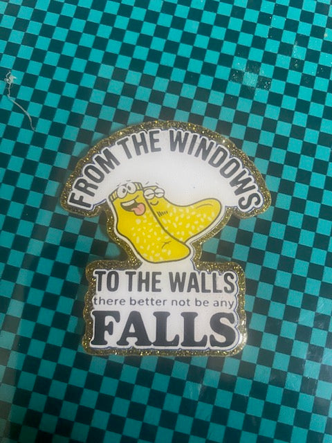 From the Windows To The Walls Acrylic Badge Reel Topper