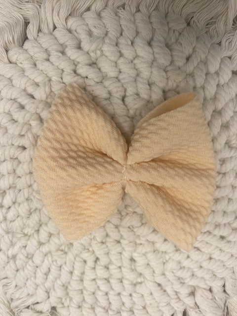3in Bullet Bow-Cream
