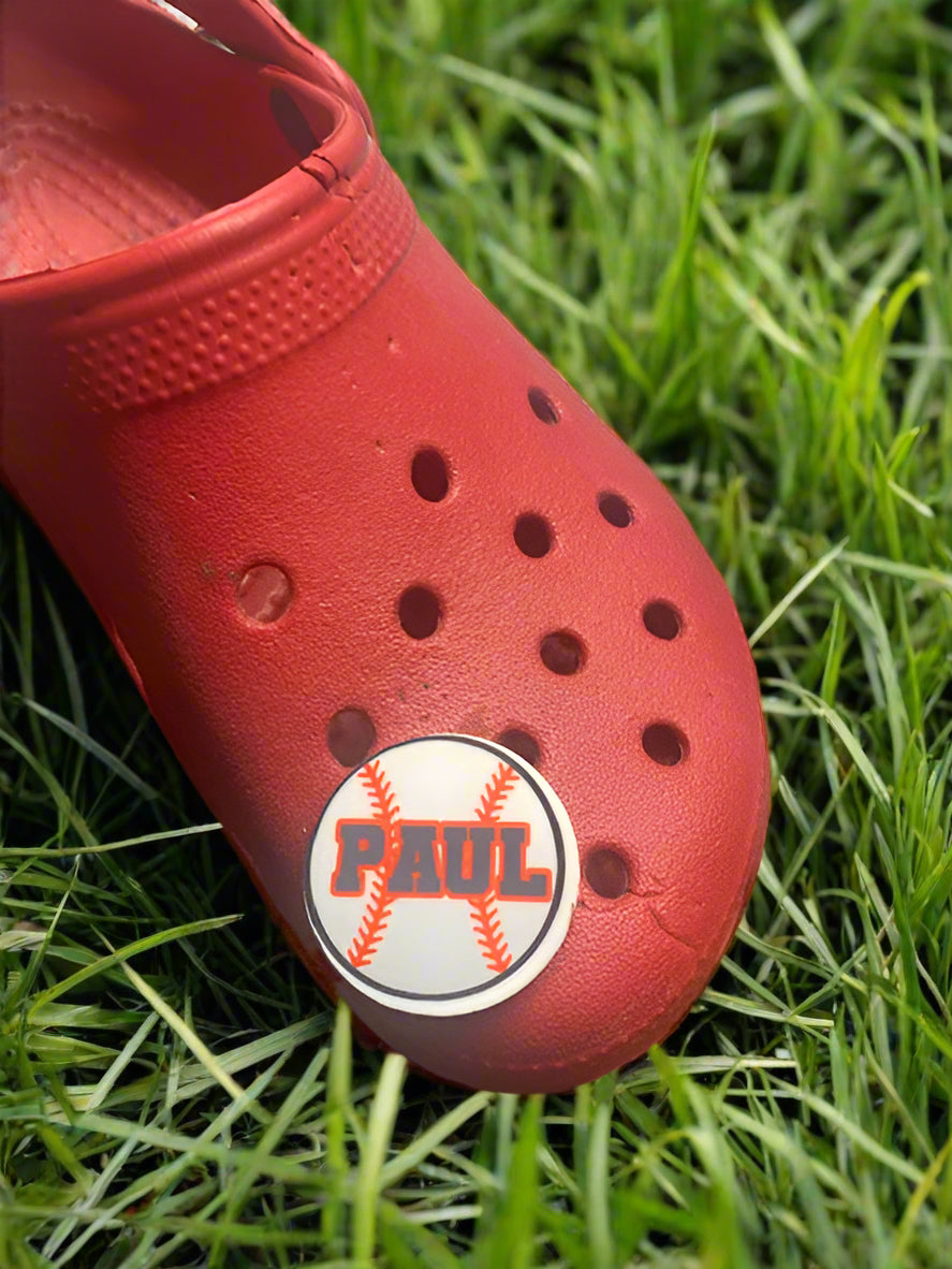 Personalized Sport Croc Charms
