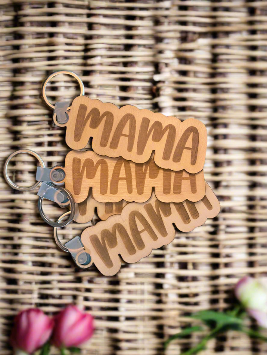 Women's Wooden Keychains