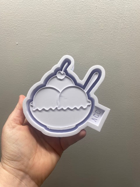 Ice Cream Bowl Mold Housing