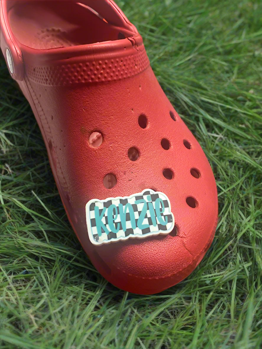 Personalized Name Croc Charm