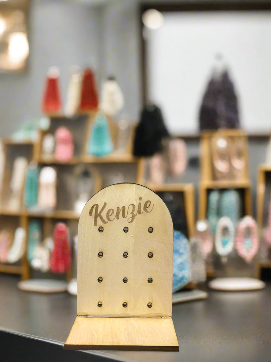 Personalized Earring Display