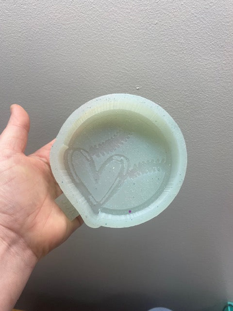 Baseball with Heart Destash Mold