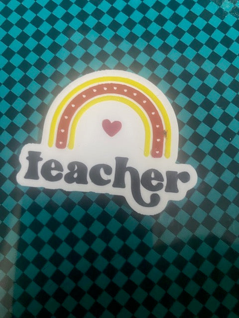 Teacher 3D Printed Badge Topper