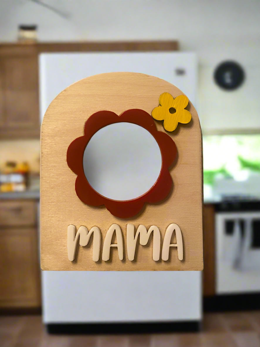 Flowered Mothers Day Fridge Frame