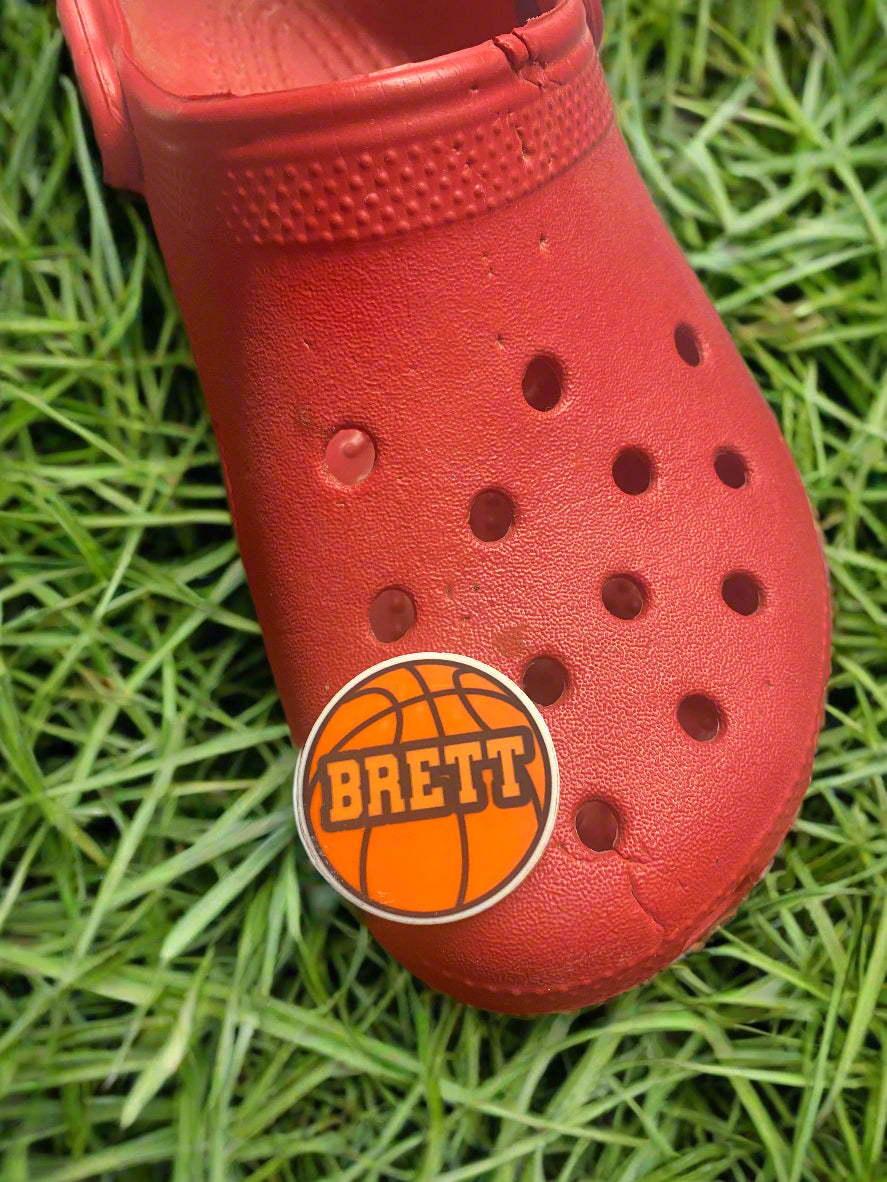 Personalized Sport Croc Charms