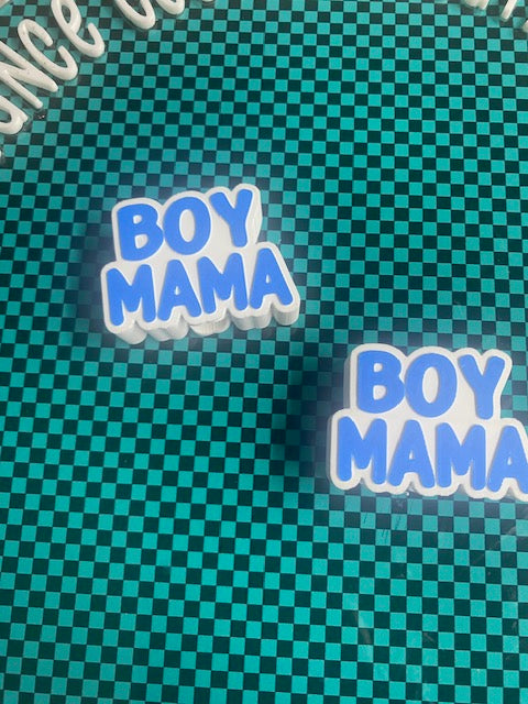 Boy Mama Straw Topper