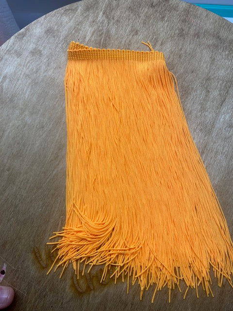 Neon Orange Fringe