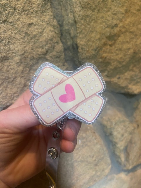 Band-Aid Acrylic Badge Reel Topper