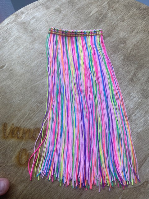 Multi Color Neon Fringe