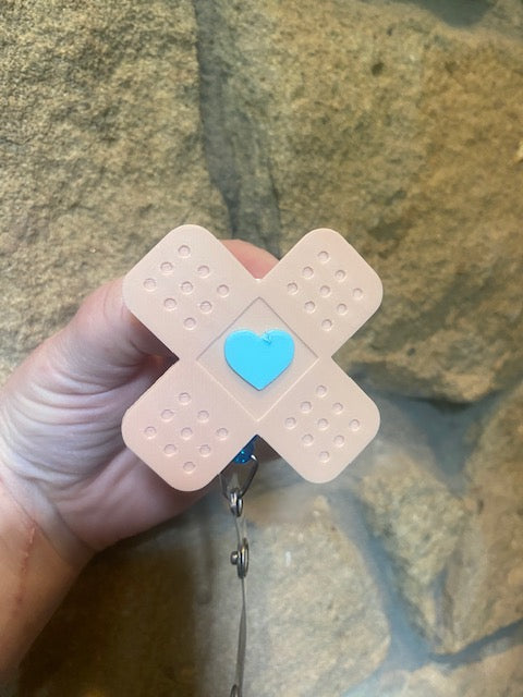 Band-Aid 3D Printed Badge Topper