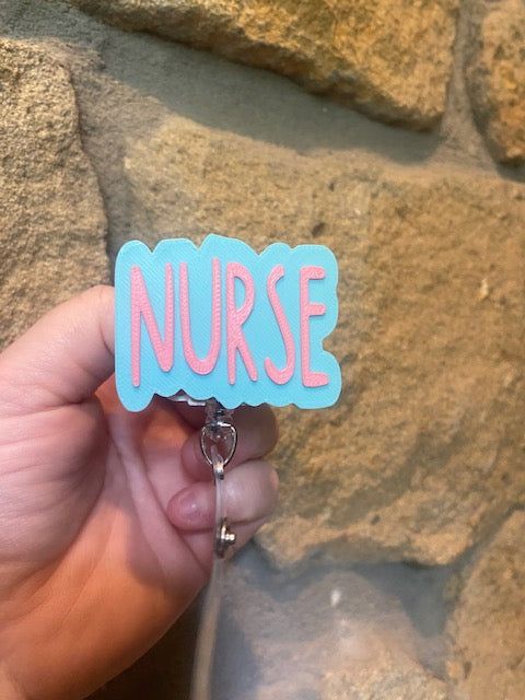 Nurse 3D Printed Badge Topper