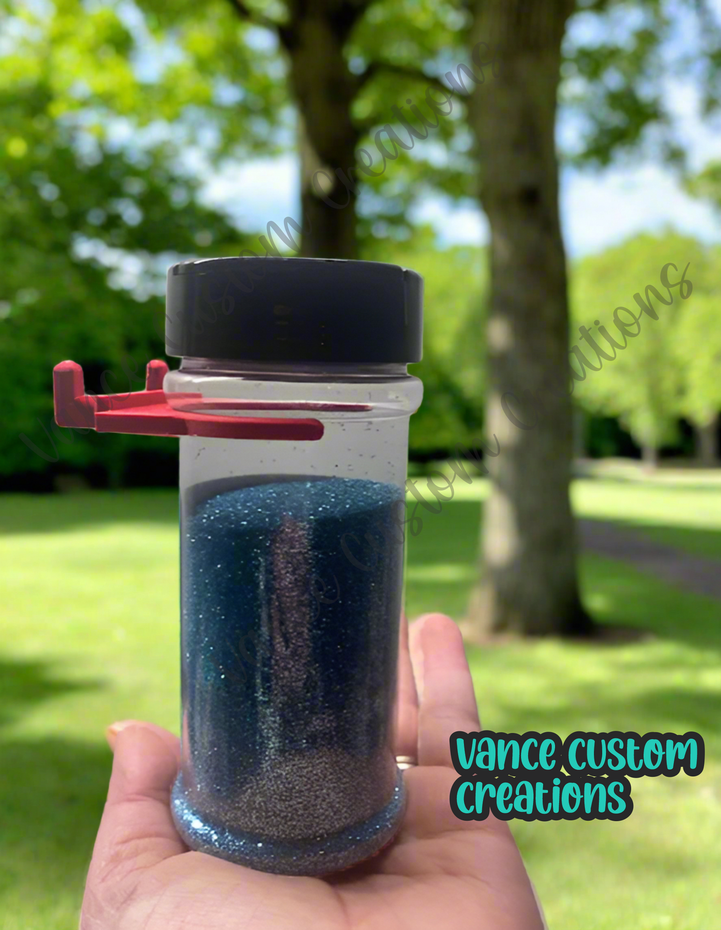 Glitter Bottle Holder for Peg Board