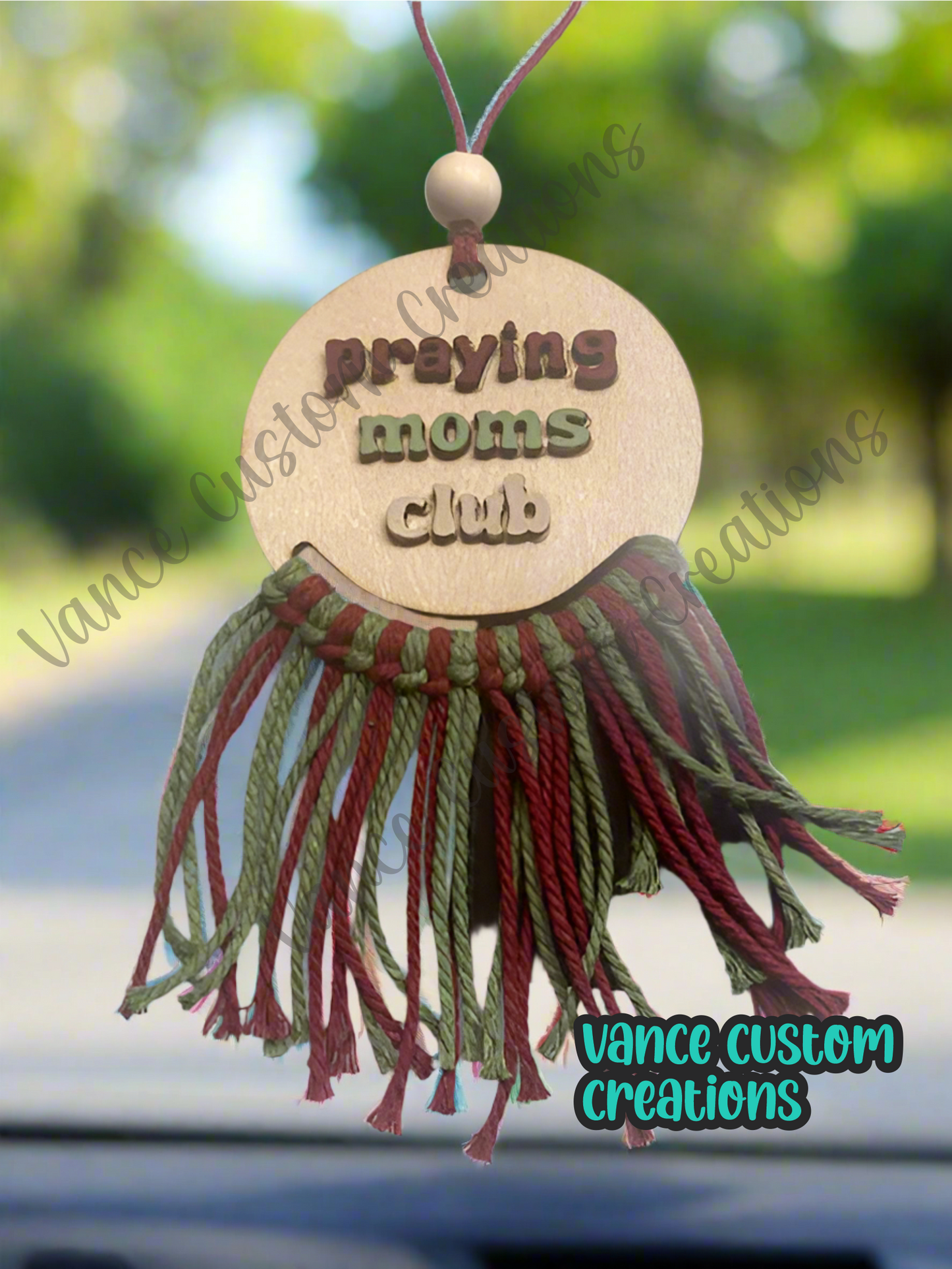 Praying Moms Club Car Charm